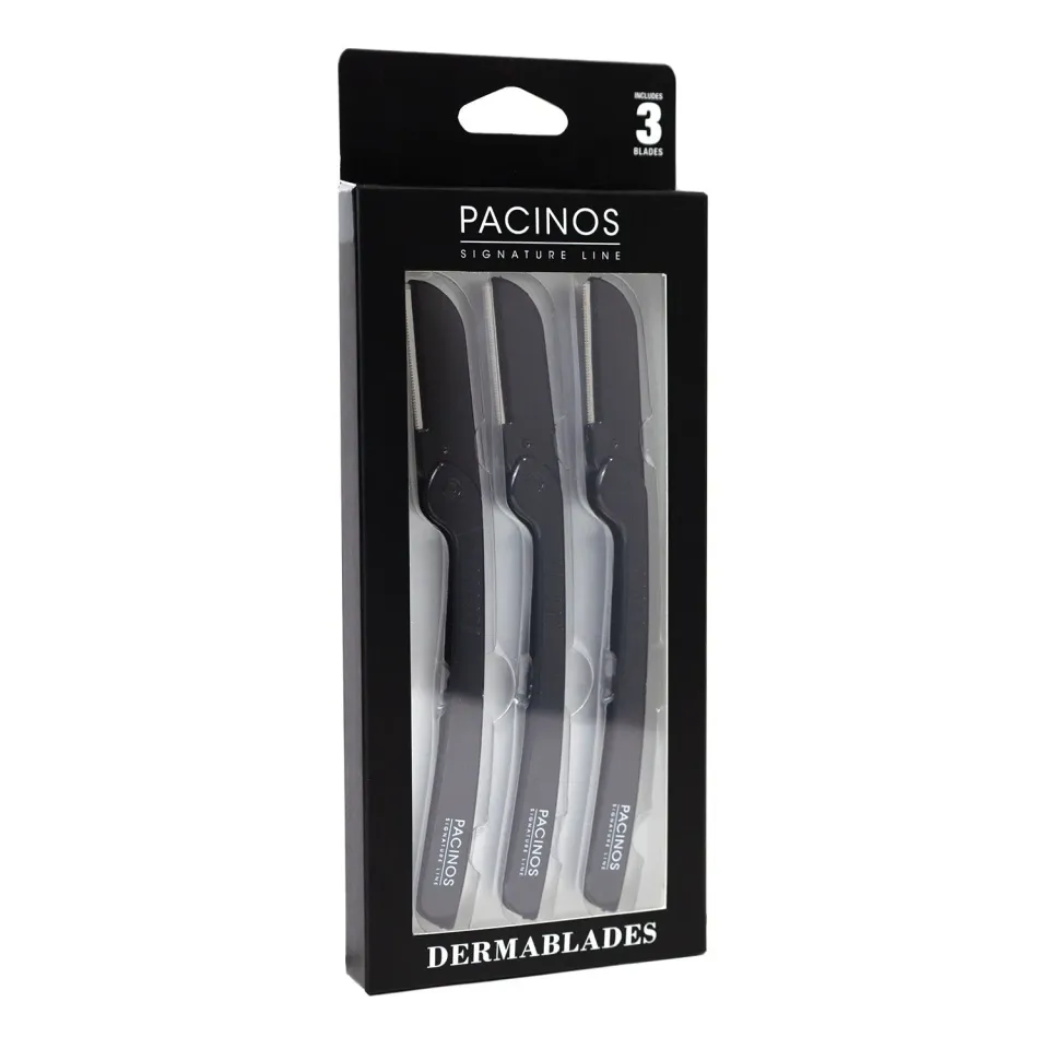 Pacino's Derma Blades Viso Esfoliazione Acciaio