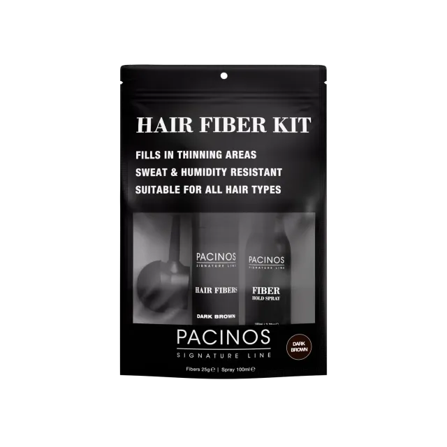 Pacino's Hair Fiber Kit Nero Fibre Capelli Cheratina