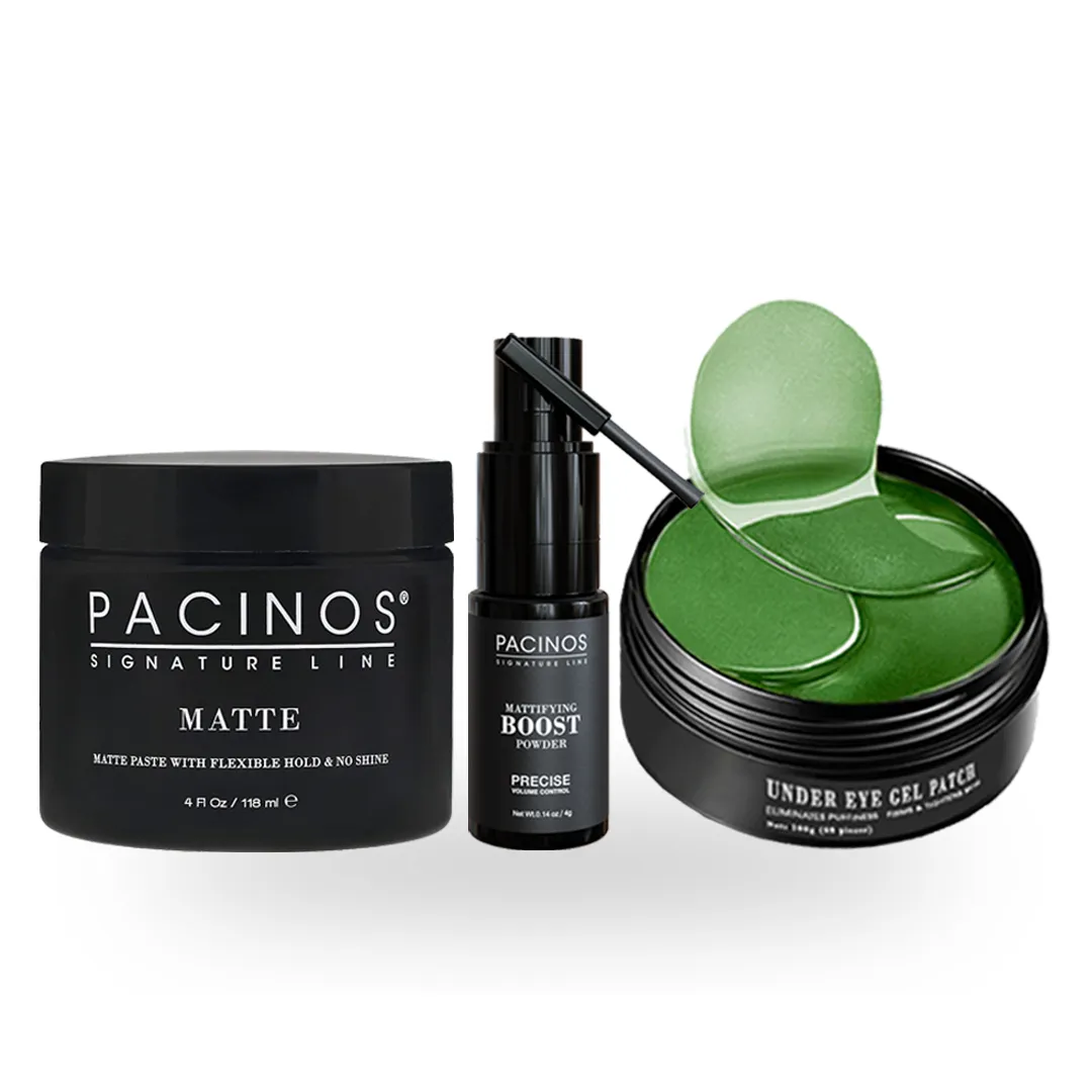 Pacino's set pasta opaca polvere patch occhi