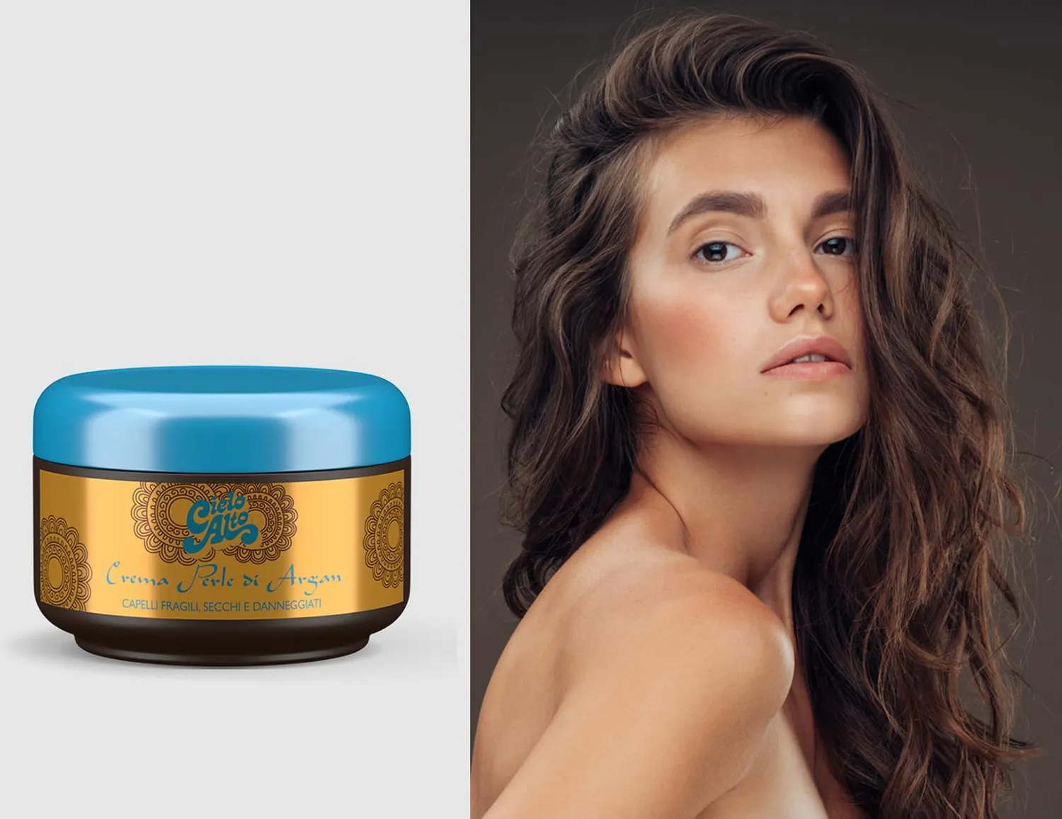 Cielo Alto Crema Perle di Argan 500 ml capelli secchi