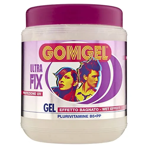 Gomgel Ultra Fix Gel Capelli 1000 ml Effetto Bagnato Forte