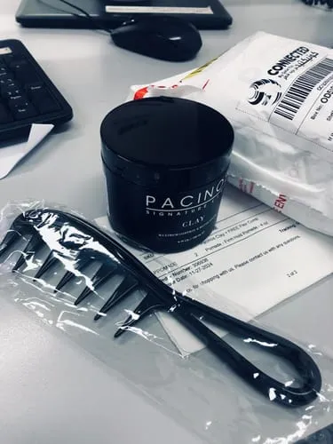 Pacino's Clay cera capelli opaca con pettine Flex