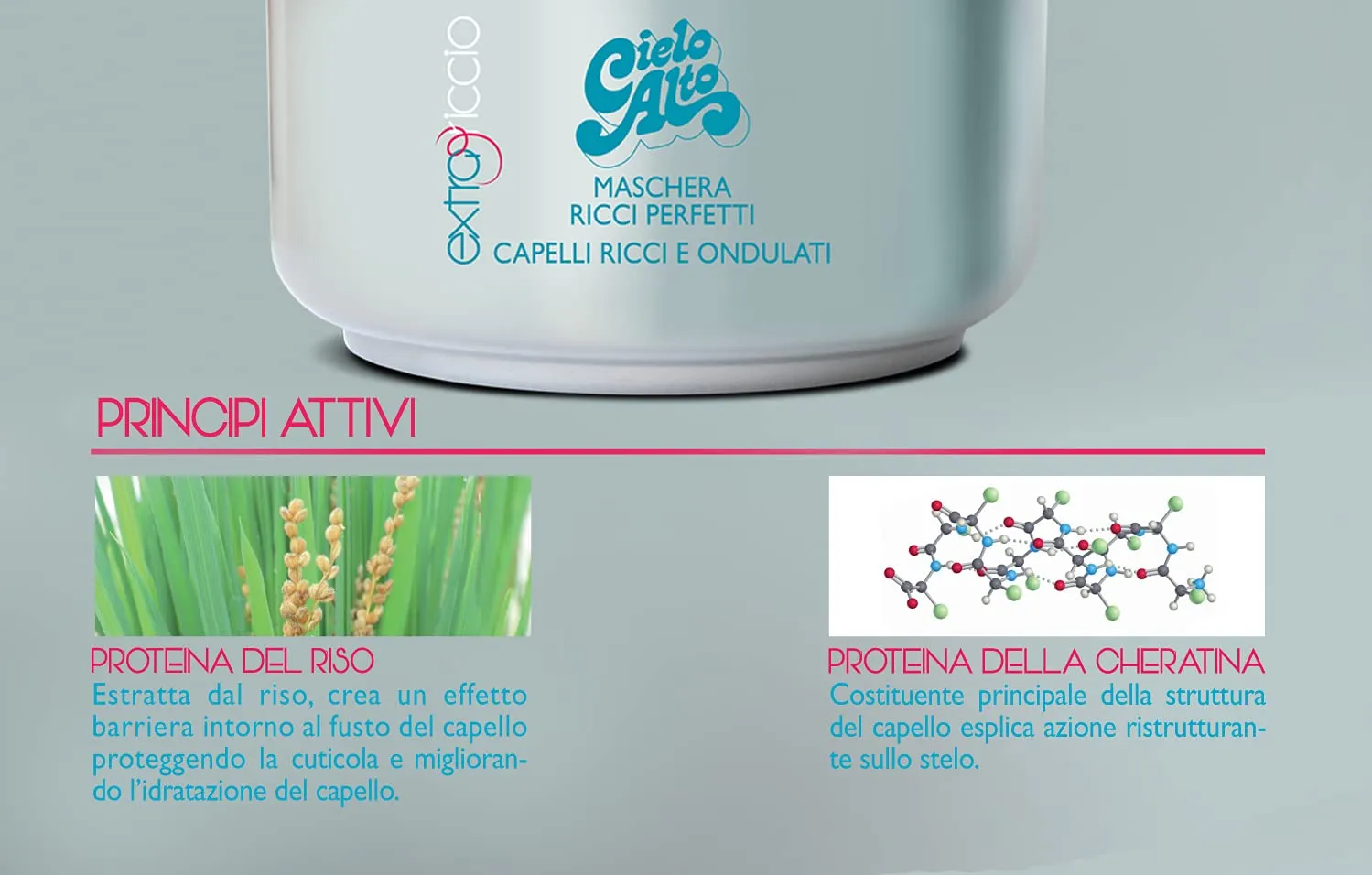 Cielo Alto Maschera Ricci Perfetti 500 ml Anticrespo