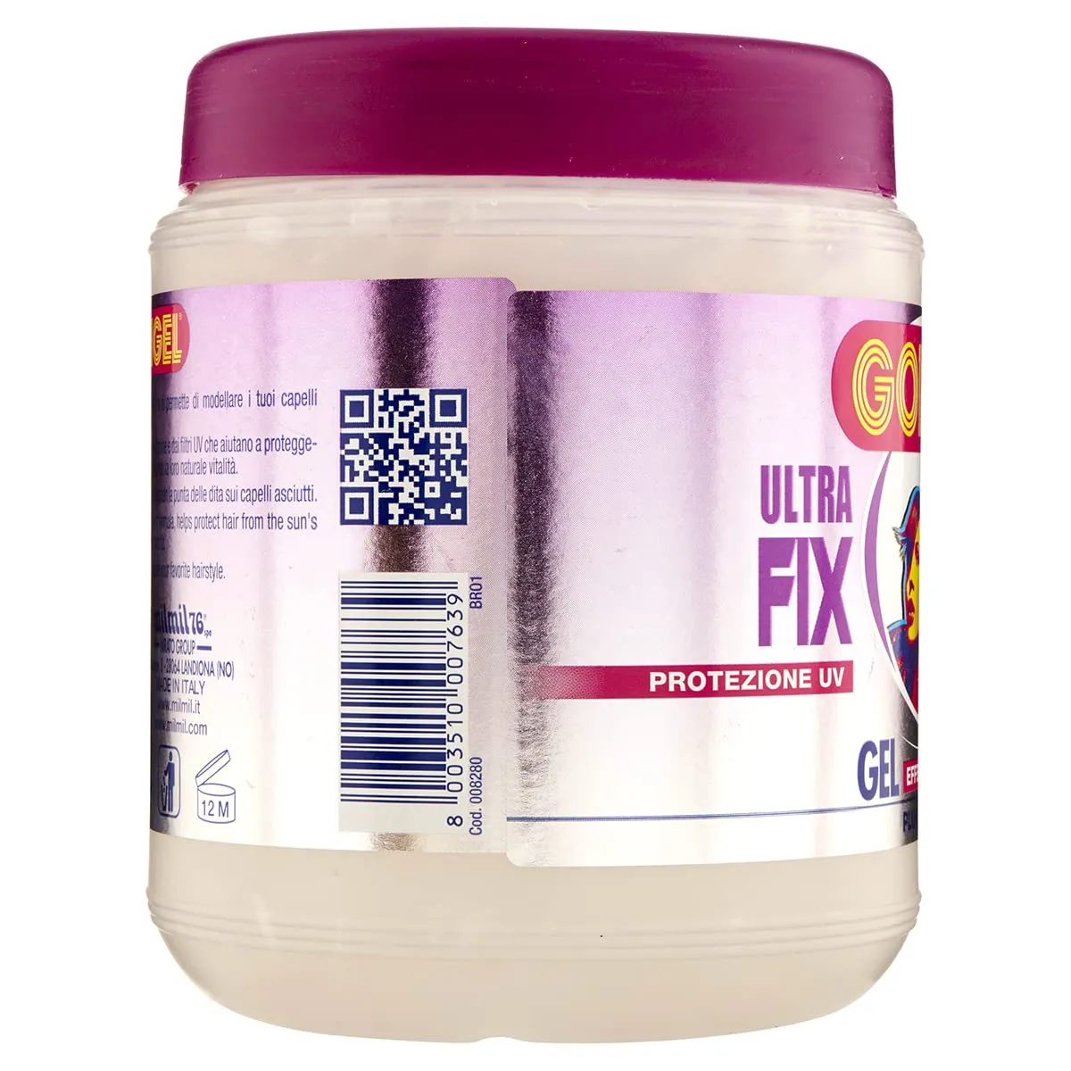 Gomgel Ultra Fix Gel Capelli 1000 ml Effetto Bagnato Forte