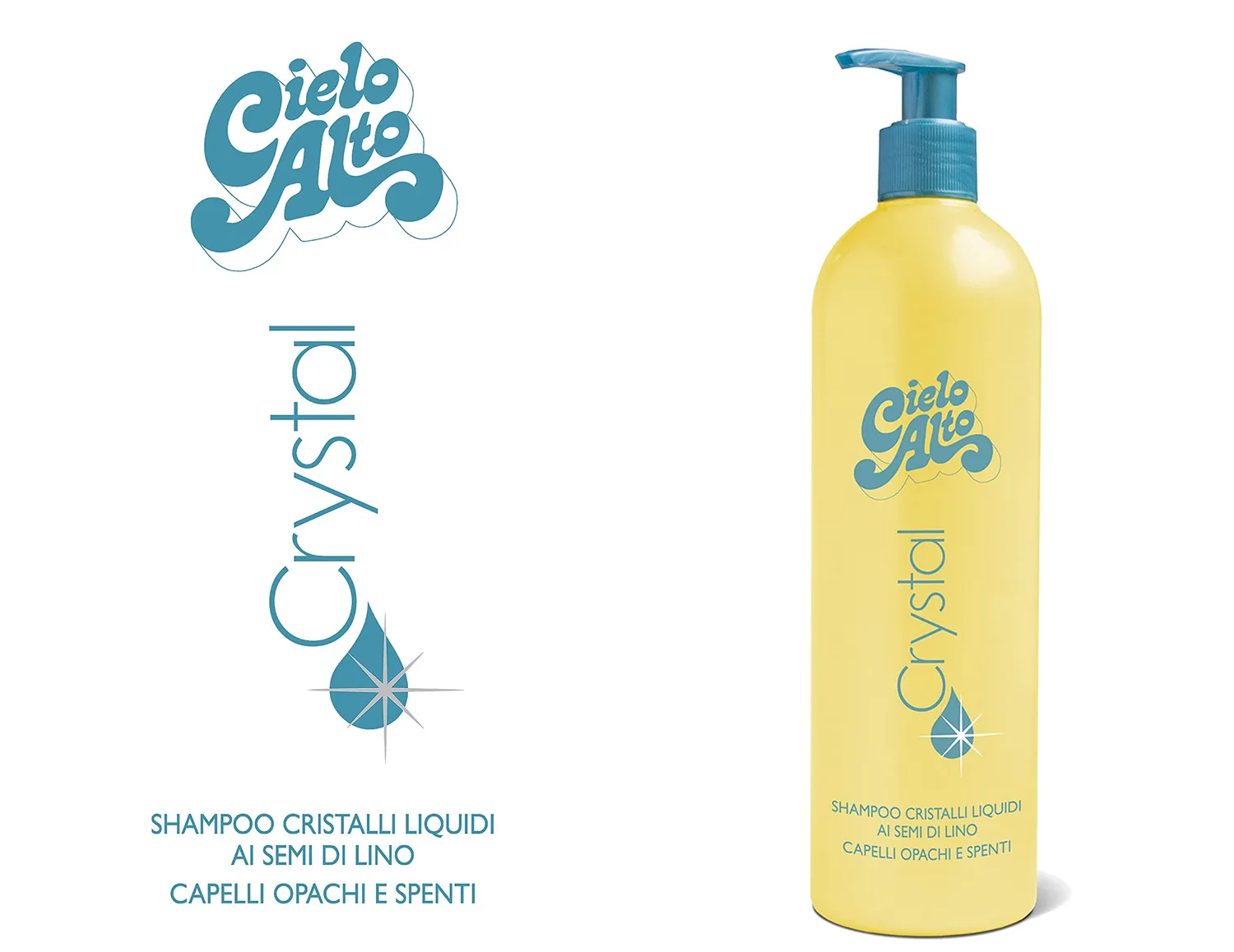 Cielo Alto Shampoo Cristalli Liquidi Semi di Lino 500 ml