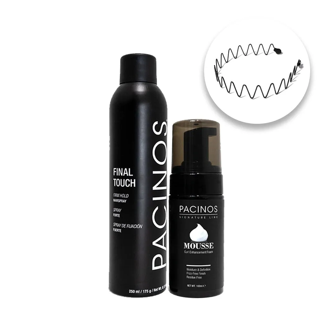 Pacino's The Flow kit capelli mossi lacca fascia