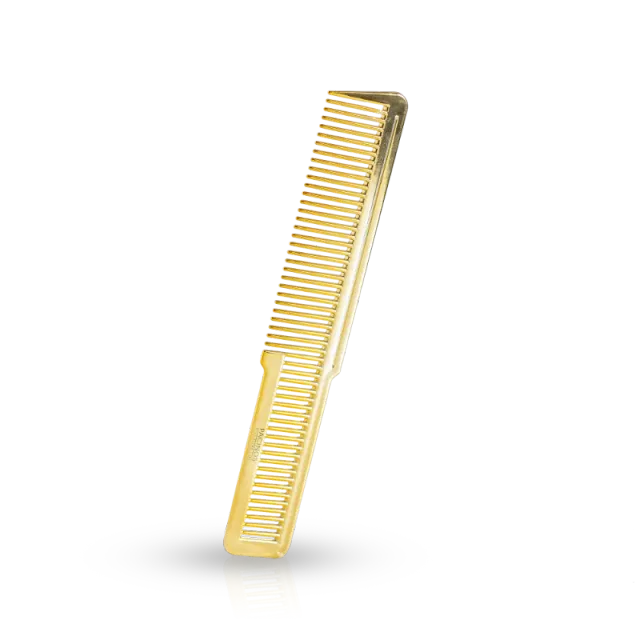 Pacino's Flat Guide Comb pettine piatto dorato barbiere
