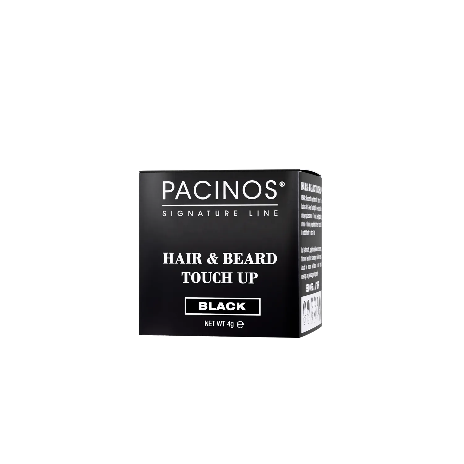Pacino's Hair & Beard Touch Up Powder Coprente Nero 4 g