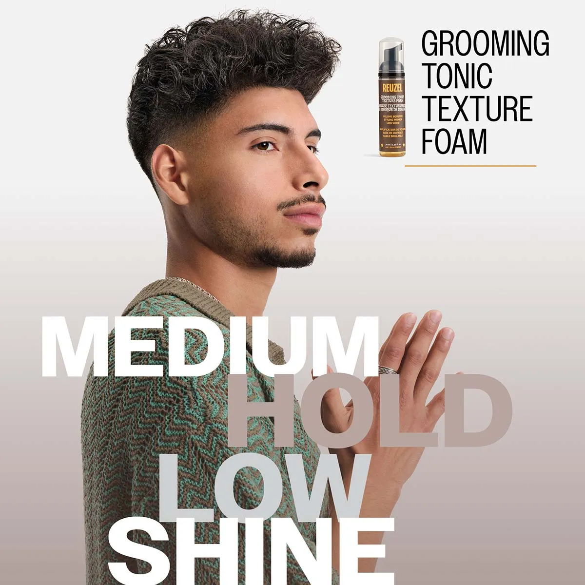 Reuzel Grooming Tonic schiuma capelli volume 70ml