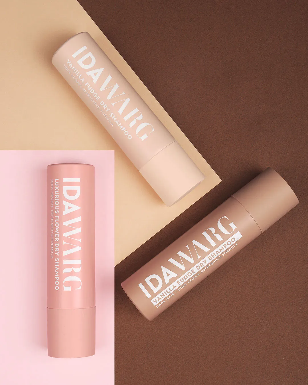 Ida Warg Beauty Vanilla Fudge shampoo secco capelli scuri spray