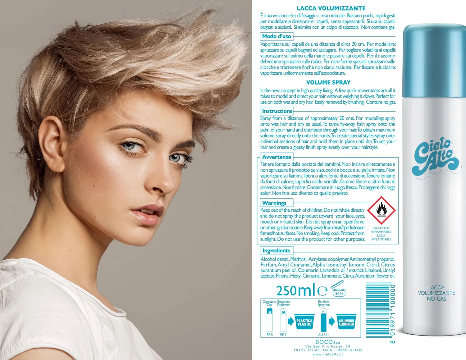 Cielo Alto Volumizzante lacca no gas 150 ml