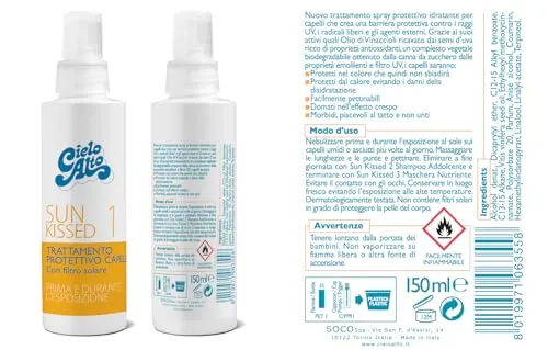 Cielo Alto Sun Kissed 1 Spray Protettivo Capelli 150 ml
