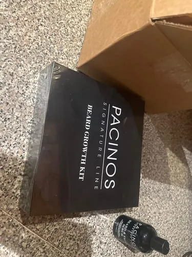 Pacino's Kit Crescita Barba Roller Siero Scrub