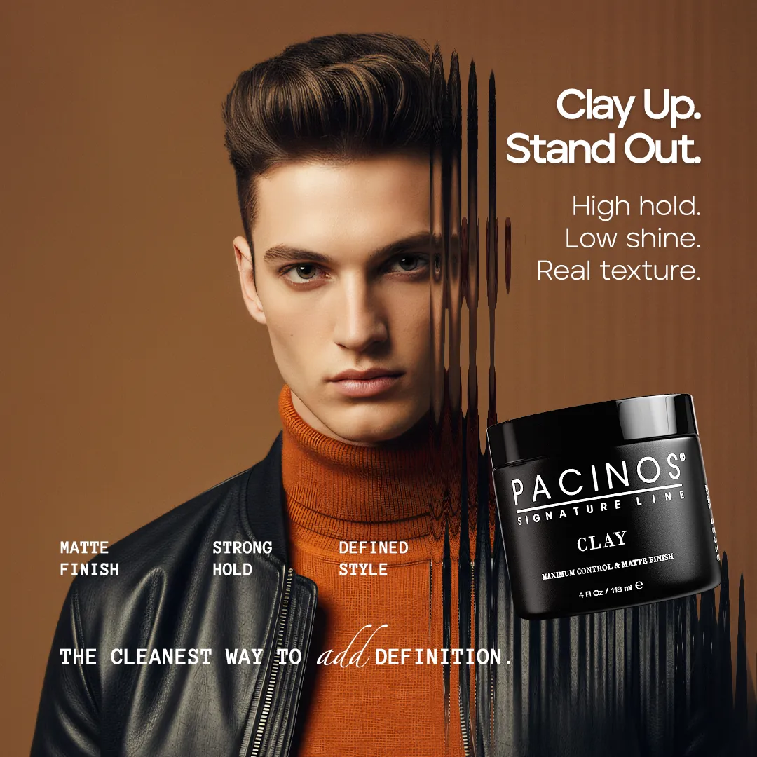 Pacino's Clay cera capelli opaca controllo forte