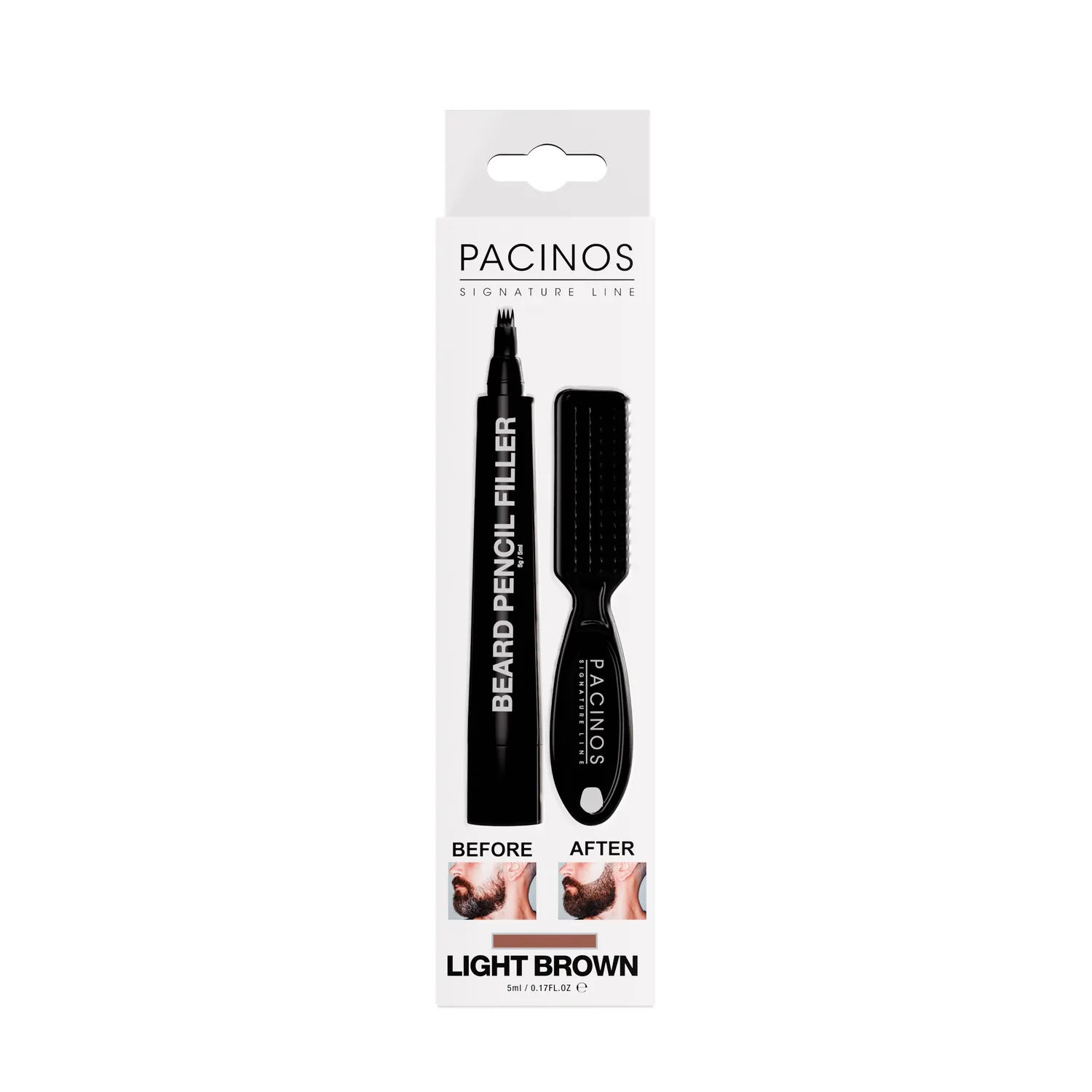 Pacino's Beard Pencil Matita Barba Nera + Spazzola