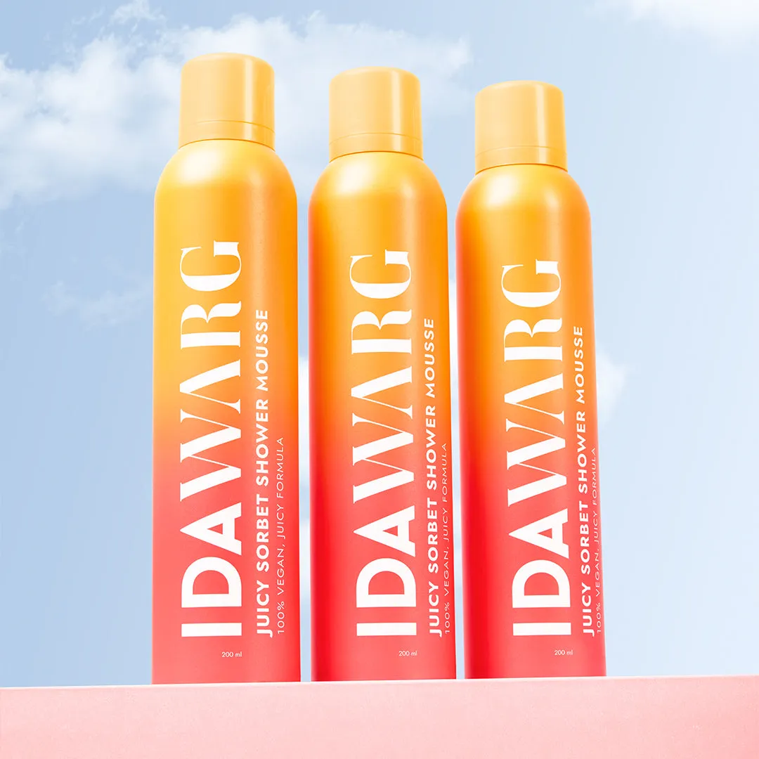 Ida Warg Juicy Sorbet Shower Mousse docciaschiuma 200 ml mango