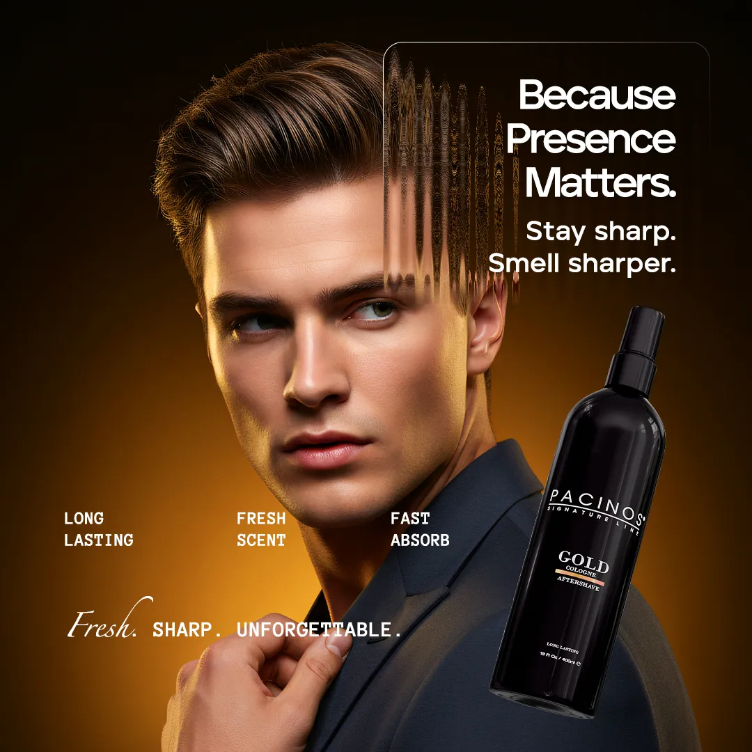 Pacino's Gold Cologne After Shave dopobarba agrumato
