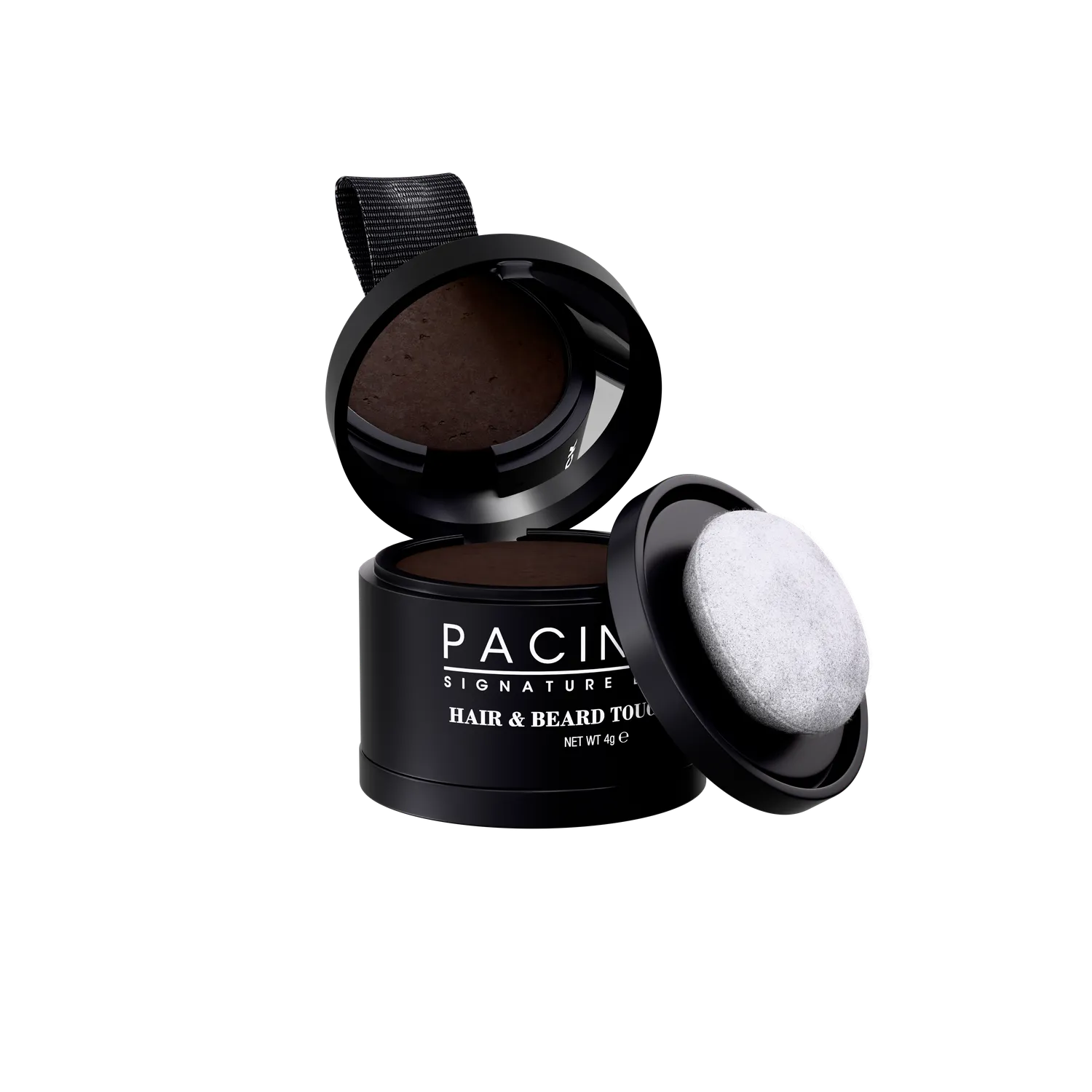 Pacino's Hair & Beard Touch Up Powder Coprente Nero 4 g