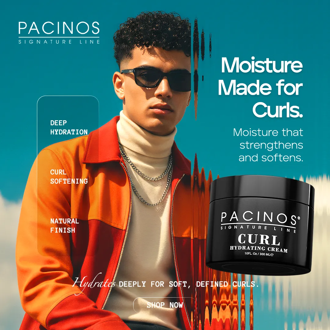 Pacino's Curl crema idratante capelli ricci leggera 10 oz
