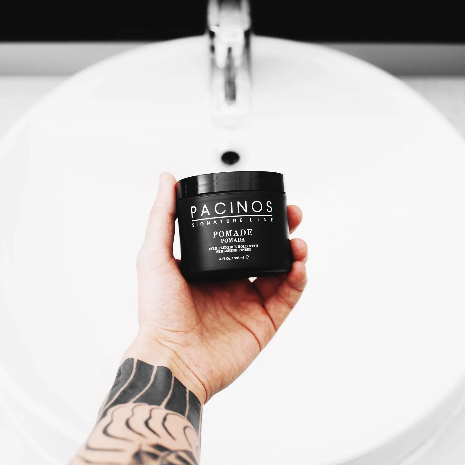 Pacino's Pomade pomata capelli 4 oz tenuta flessibile