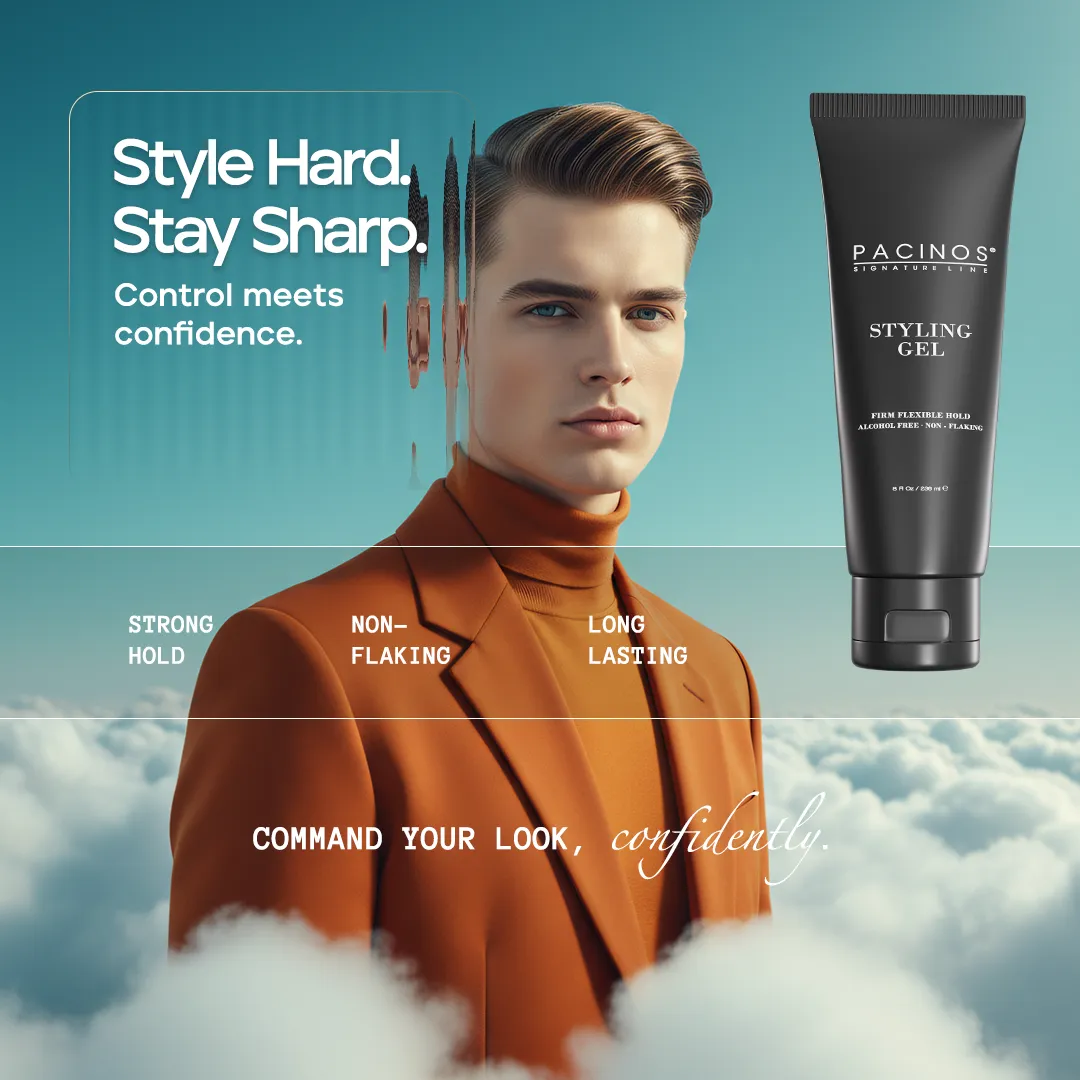 Pacino's Styling Gel capelli tenuta forte 236 ml