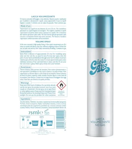 Cielo Alto Volumizzante lacca no gas 75 ml mini