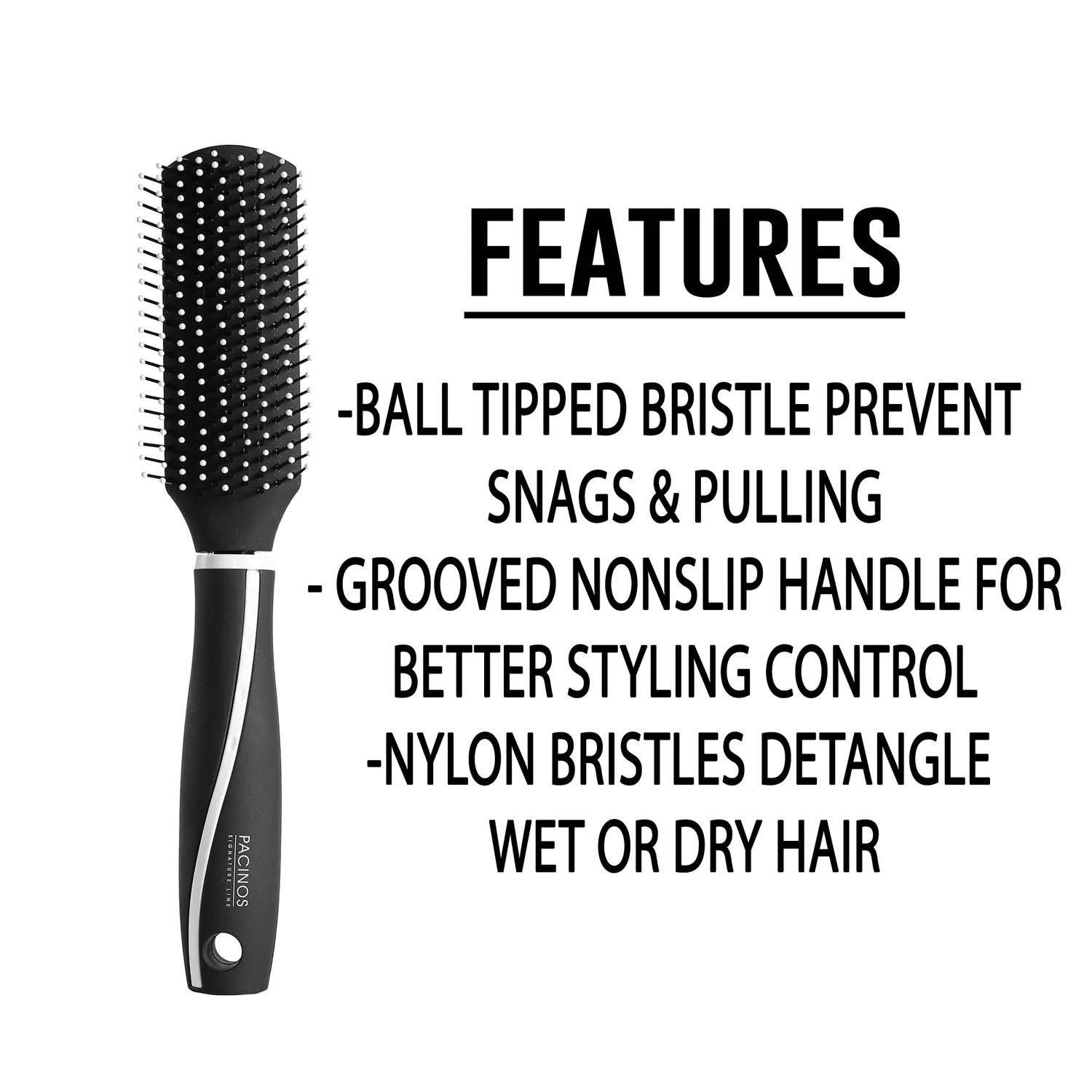 Pacino's Mid-Wide Brush B-5062 spazzola capelli media