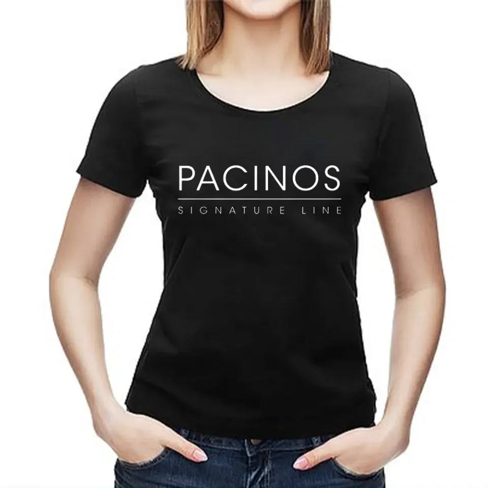Pacino's Signature Line maglietta donna nera cotone