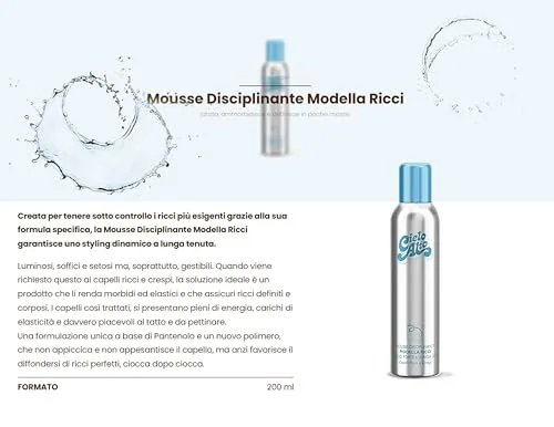 Cielo Alto Mousse Modella Ricci 200 ml tenuta elastica