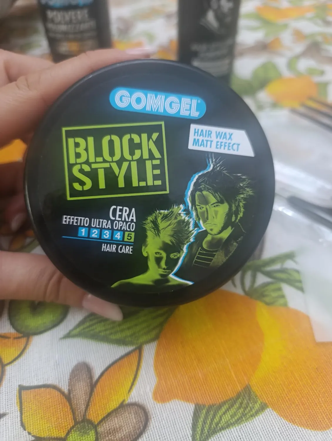 Gomgel Block Style Cera per Capelli 100 ml Ultra Opaca