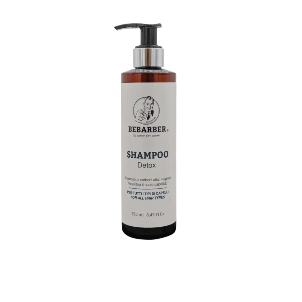 Betbarber Shampoo Detox 250 ml shampoo carboni attivi purificante