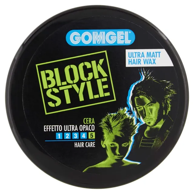 Gomgel Block Style Cera per Capelli 100 ml Ultra Opaca