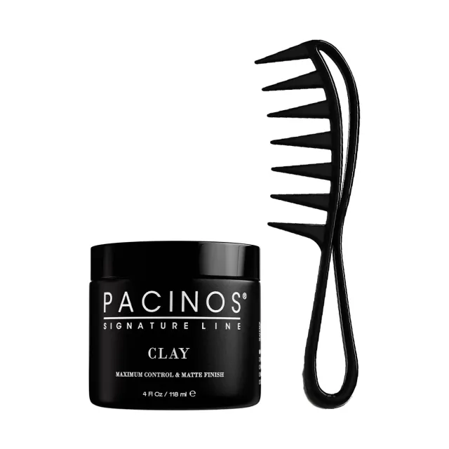 Pacino's Clay cera capelli opaca con pettine Flex