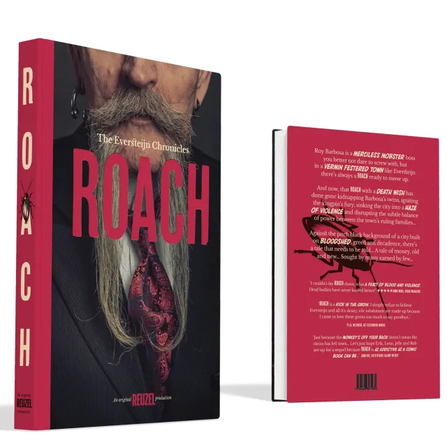 Reuzel Roach libro fotografico barber comic art