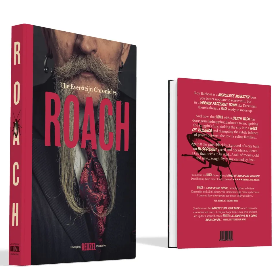 Reuzel Roach libro fotografico barber comic art