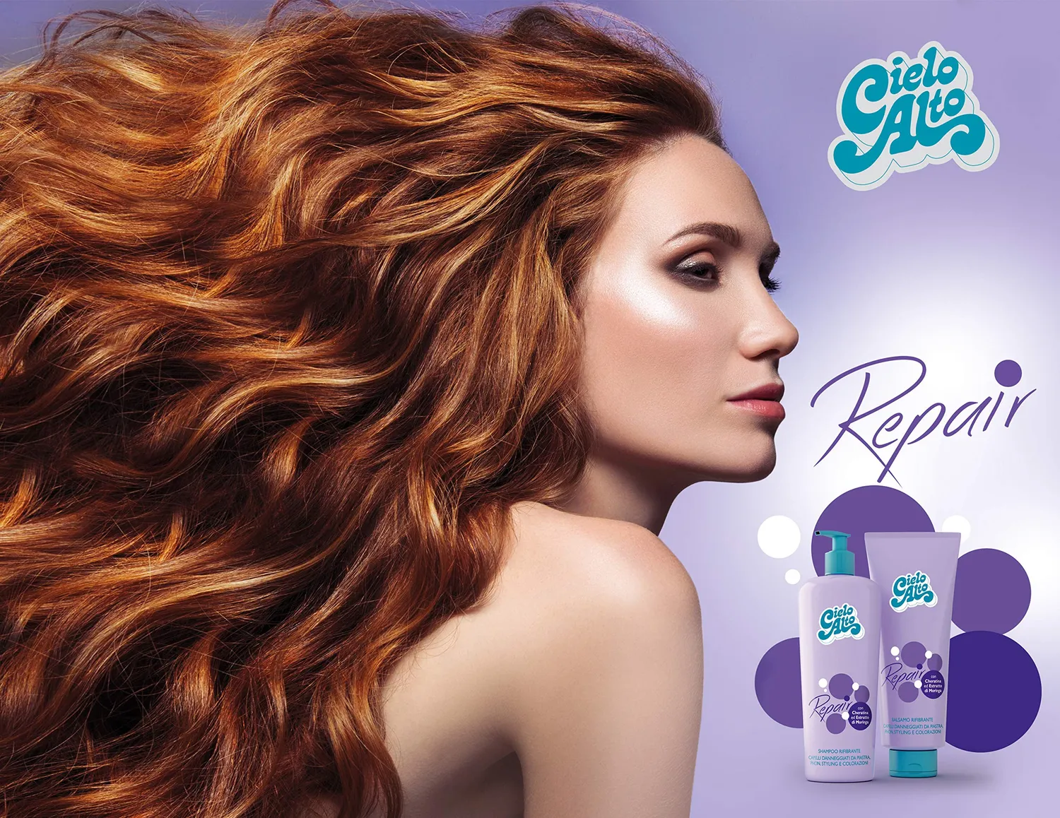 Cielo Alto Shampoo Rifibrante 500 ml Cheratina e Collagene