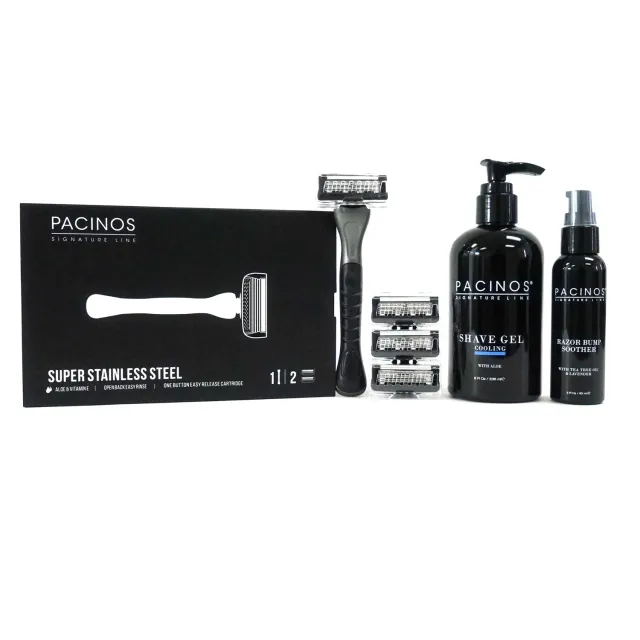 Pacino's Shave Essentials kit rasatura uomo completo