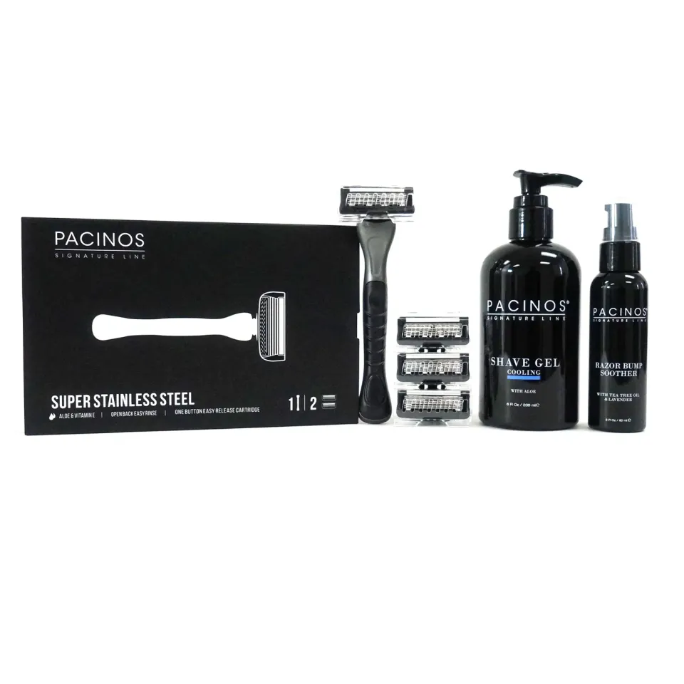 Pacino's Shave Essentials kit rasatura uomo completo