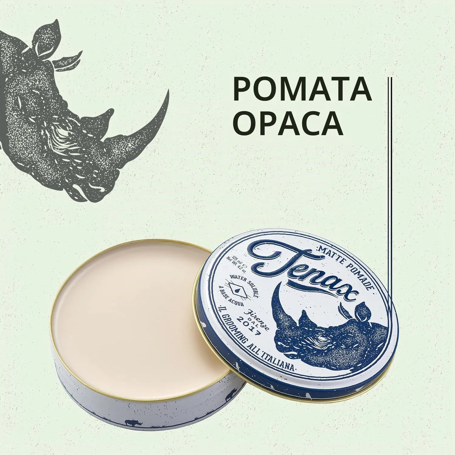 Tenax Matte Pomade cera capelli uomo 125 ml opaca