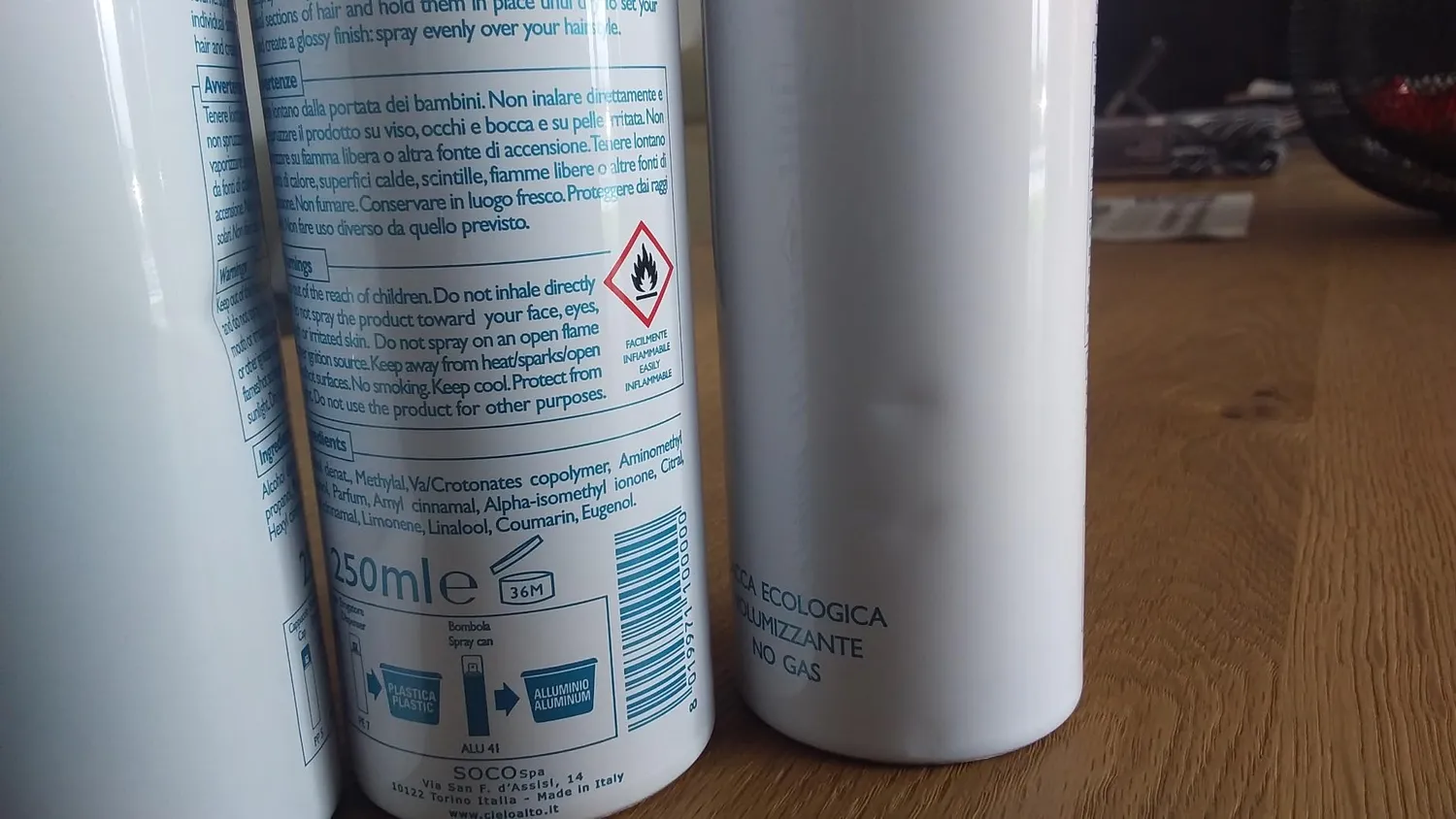 Cielo Alto Volumizzante lacca no gas 250 ml