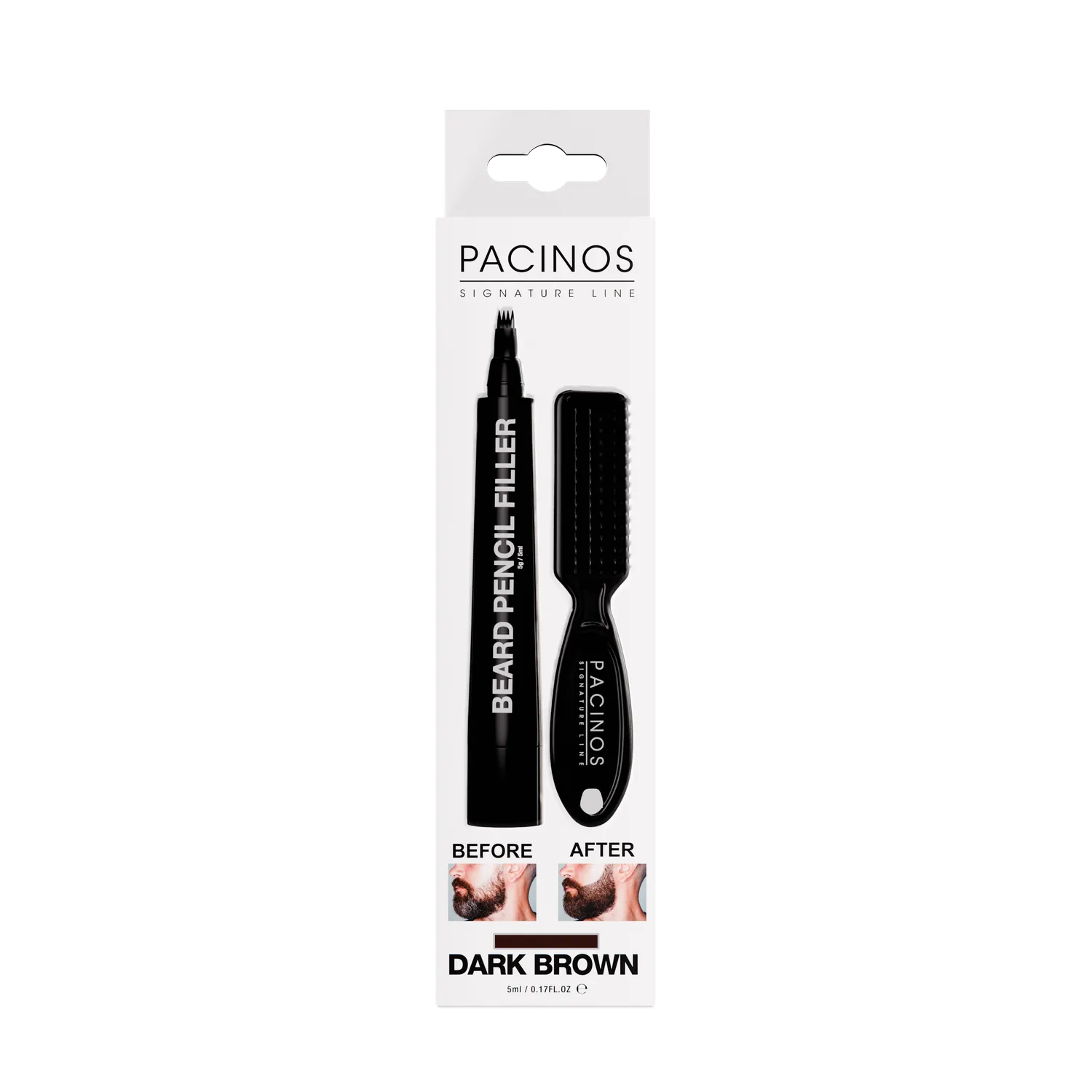 Pacino's Beard Pencil Matita Barba Nera + Spazzola
