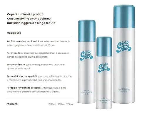 Cielo Alto Volumizzante lacca no gas 75 ml mini