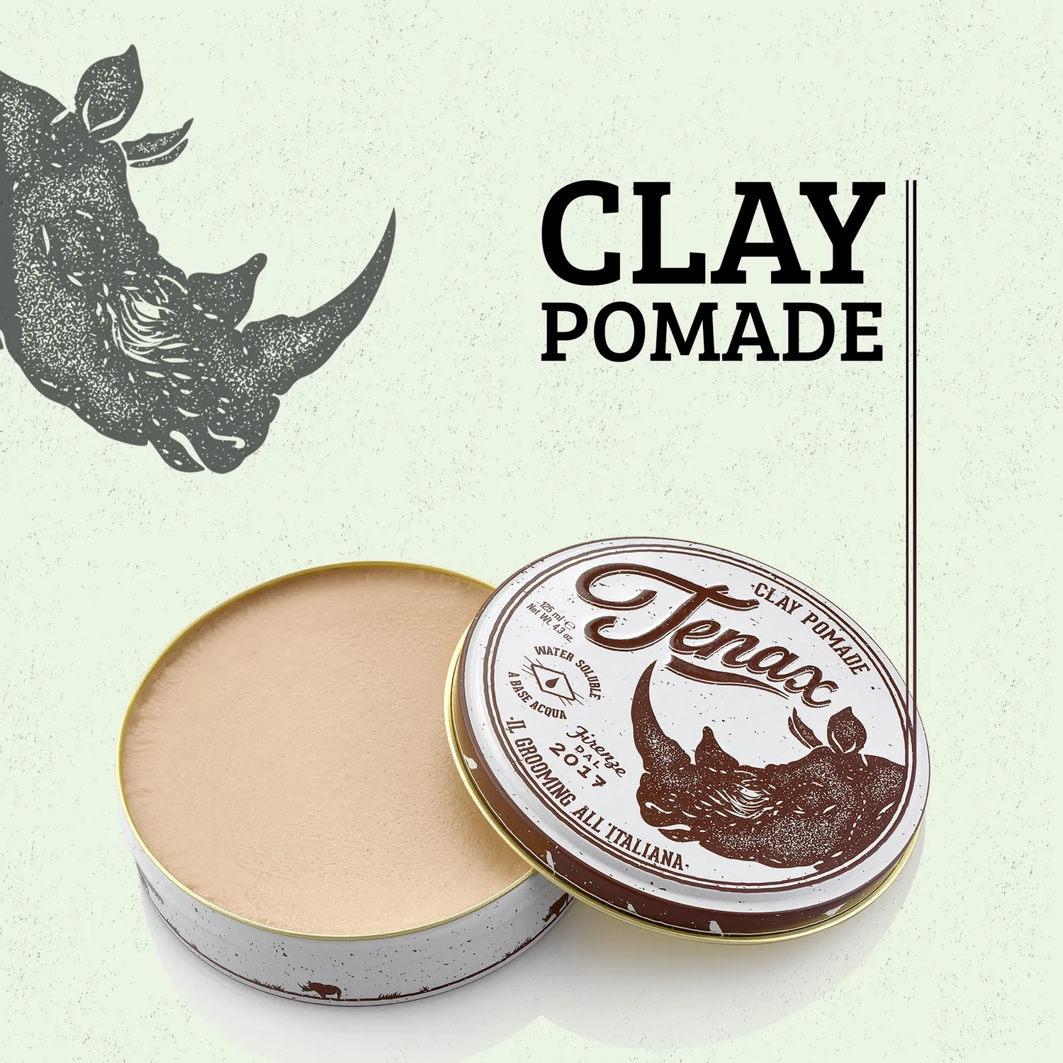 Tenax Clay Pomade cera capelli 125 ml extra forte