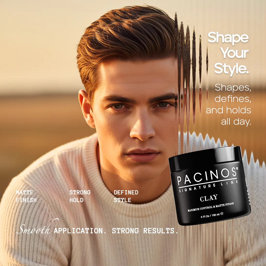 Pacino's Clay cera capelli opaca controllo forte