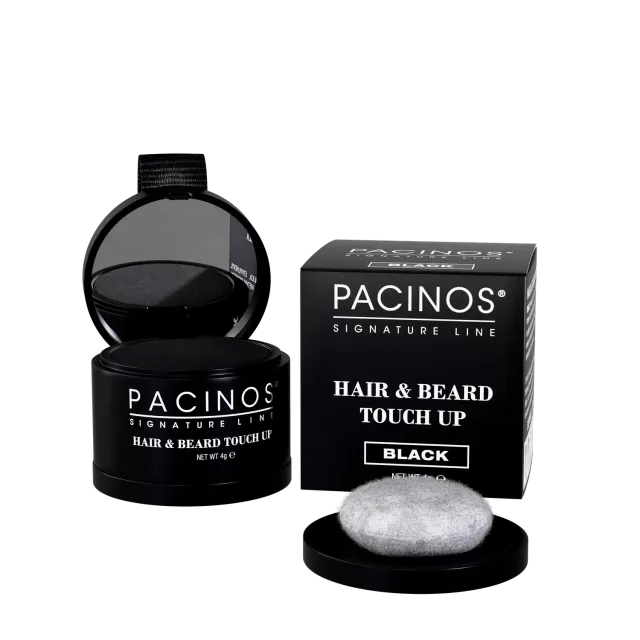 Pacino's Hair & Beard Touch Up Powder Coprente Nero 4 g