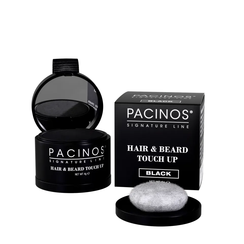 Pacino's Hair & Beard Touch Up Powder Coprente Nero 4 g