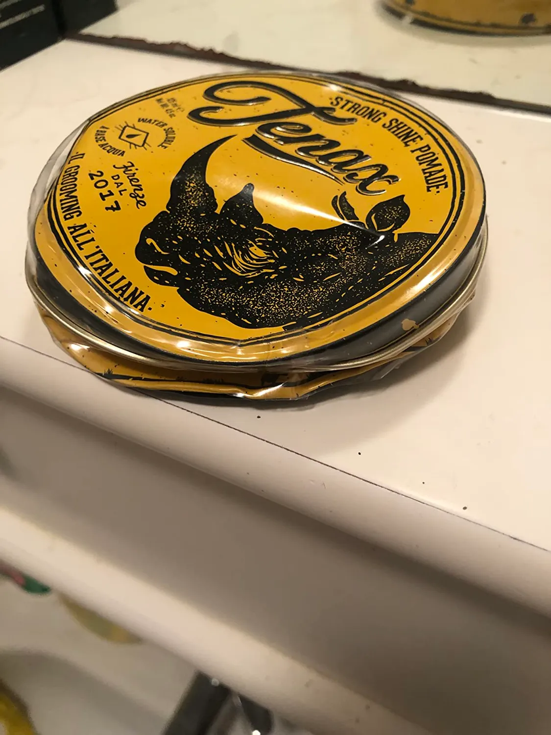 Tenax Strong Shine pomade cera capelli uomo lucida 125 ml