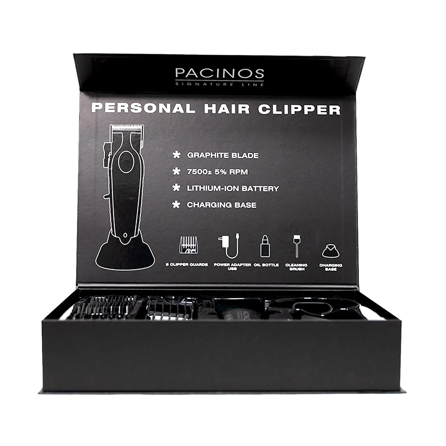 Pacino's Wireless Hair Clipper tagliacapelli 8 rialzi 180 minuti