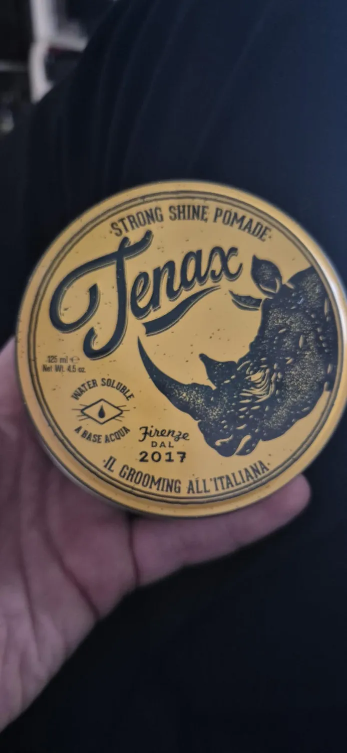 Tenax Strong Shine pomade cera capelli uomo lucida 125 ml